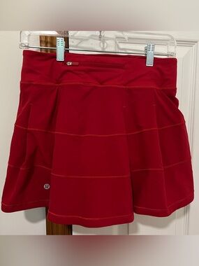 lululemon athletica Red Athletic Skirt